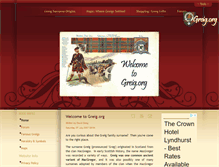 Tablet Screenshot of greig.org
